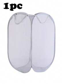 1pc Foldable Mesh Laundry Basket Dress Pants Shoes Jeans Boots Skirt Laundry Hamper, Washing Basket Bathroom Organizer, Basket, Storage Basket, Foldable Laundry Basket