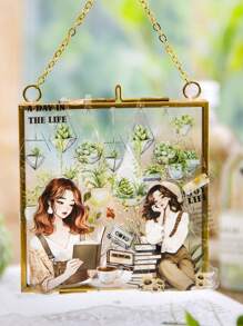 1 Roll PET Plant Series Sticky Tape, Botanical Theme Planner DIY Decoration Reusable Adhesive Tape - Multicolor - View 2