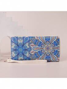 2025 Printed Long Wallet/Clutch For Women Large Capacity Multiple Card Slots Zipper Design Wristlet Wallet Mini Wallet Purse Wallet Wristlet Wallet