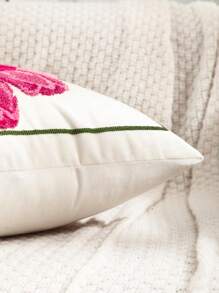 Miater 帆布刺绣花朵枕套 - 彩色 - 查看 5