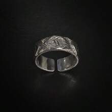 Anillo con diseño de runas vikingas al estilo retro, anillo casual personalizado para hombres