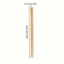 1/5/10/Bamboo And Wood Chopsticks, Green And Healthy Kitchen Tools Suitable For Home Kitchens (Bamboo Products Have Slight Color Differences),School Supplies