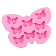 Silicone Butterfly Mold - 8 Cavity Butterfly Candy Molds, Non-Stick Butterfly Ice Cube Tray, Butterfly Wax Melt Molds For Soap, Pudding, Chocolate - One Size - View 8