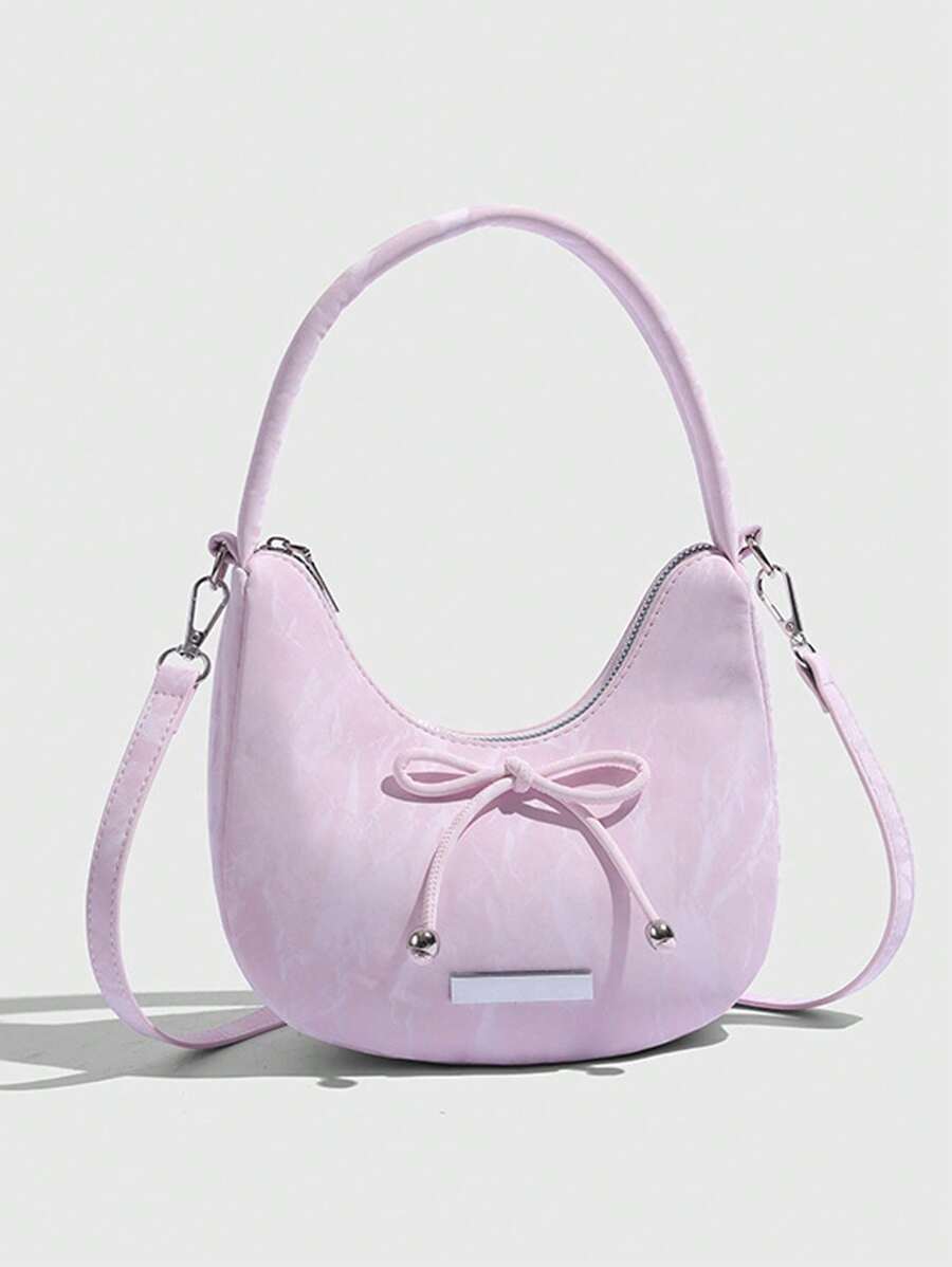 Nowa torebka Cotton Candy, modna, uniwersalna torba na ramię, torba typu crossbody pod pachami, swobodna do pracy