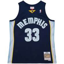 Mitchell & Ness Marc Gasol Memphis Grizzlies 2008-09 Men's Basketball Jersey In Blue ✅ Delivery 24/72h To Spain (Peninsula) - Blue - View 1