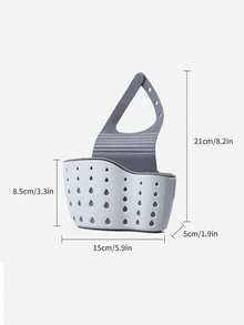 1/2 Pieces Kitchen Organizer, Adjustable Snap Sink Sponge Rack, Kitchen Hanging Drain Basket, Sink Rack, Kitchen Onion Ginger Garlic Storage Basket, Double Drip Basket Drain Basket Kitchen Gadgets1/2 Pieces Bathroom Organizer, Adjustable Snap Toilet Storage