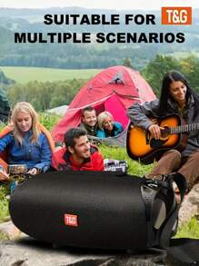 T&G TG534 Portable Outdoor Wireless Speaker, IPX4 Waterproof, Suitable For Beach/Mountaineering/Party/Camping, Dual Speaker Stereo/TF Card/USB Flash Drive, Connect To Mobile Phone/Tablet/TV - 彩色 - 查看 4