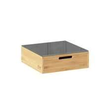 Atmosphera Capsule Holder With 2 Bamboo Drawers. Free Shipping 24/72h. - Black - View 5