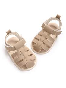 夏季婴儿男孩透气凉鞋幼儿第一双学步鞋