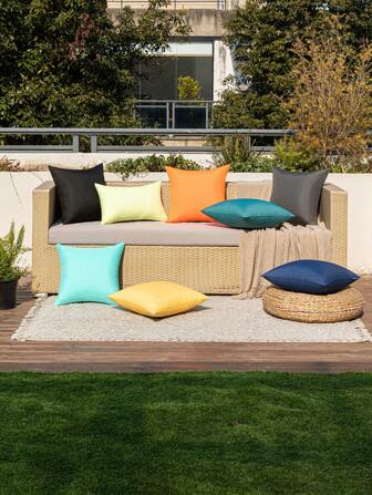 2 件牛津布枕套，不含枕芯，适合户外、露营、野餐、沙发、阳台