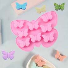 Silicone Butterfly Mold - 8 Cavity Butterfly Candy Molds, Non-Stick Butterfly Ice Cube Tray, Butterfly Wax Melt Molds For Soap, Pudding, Chocolate - One Size - View 6