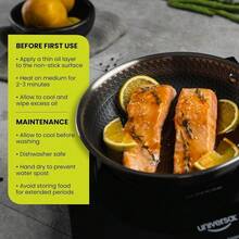 Sartén Universal Tri-Capa de Acero Inoxidable 24 cm – Antiadherente Híbrido con Tapa de Vidrio – Apto para Inducción, Gas y Eléctrico – Horno hasta 260°C – Profesional, Durable y de Alto Rendimiento - 1 - Ver 2