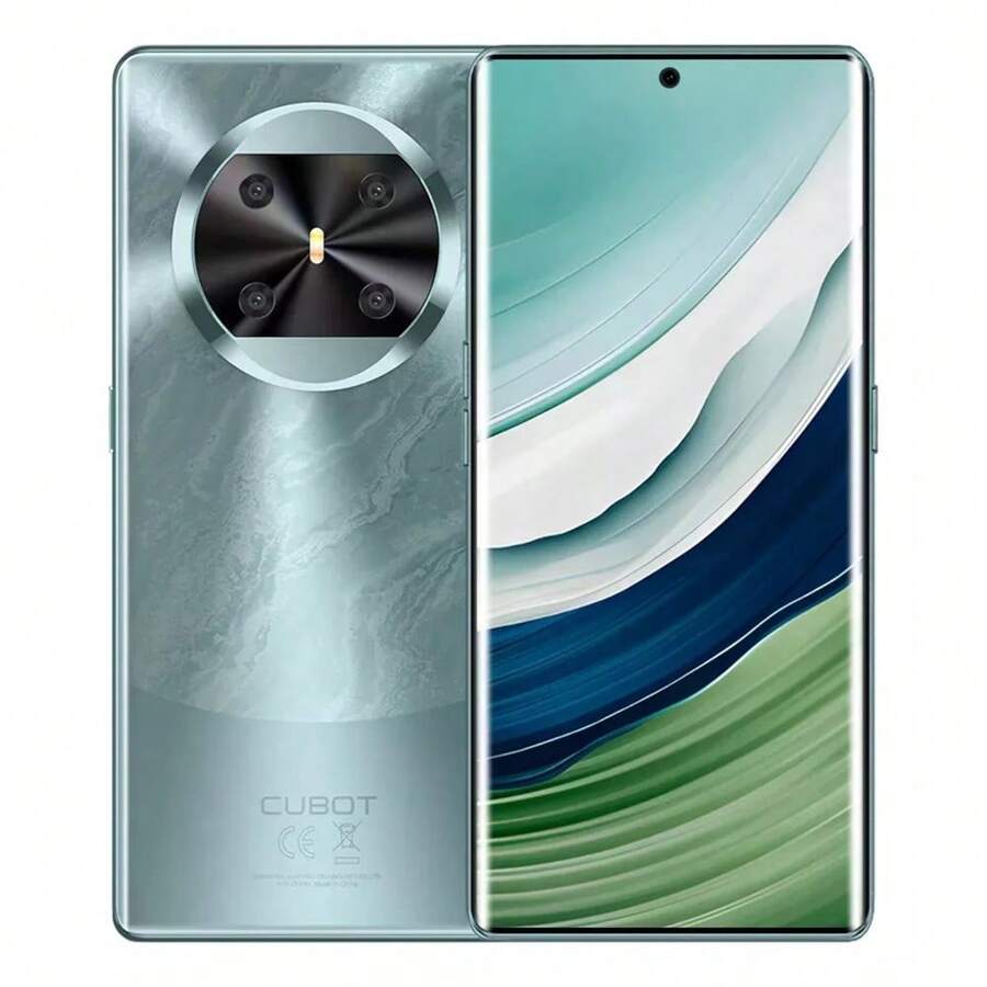 CUBOT X90, Smartphone Android 14, Pantalla AMOLED curva de 6.67 pulgadas 120Hz, Procesador Helio G99, 16GB RAM+256GB ROM, Cámara principal de 100MP, NFC