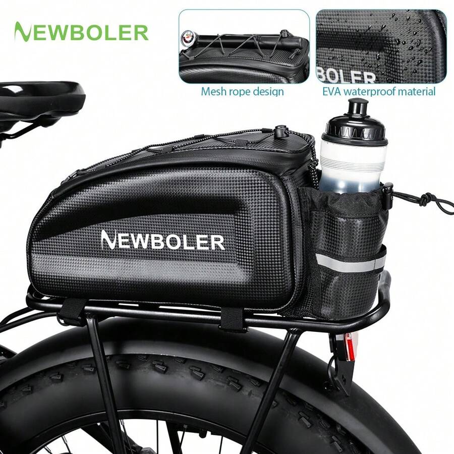 NEWBOLER Túi đựng đồ sau xe đạp MTB Túi đựng đồ cốp xe đạp du lịch chống thấm nước dung tích lớn - Nhiều màu - Xem 1