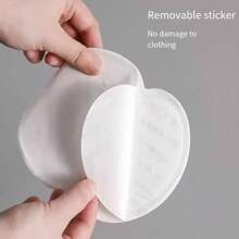 1pc/5pcs/10pcs/20pcs/50pcs/100pcs/150pcsSet Disposable Non-Woven Fabric Invisible Pad Anti-Sweat Patch, Minimalist White Underarm Anti-Sweat Patch, For Long-Lasting And Effective Sweat Prevention, Invisible Sweat Absorption