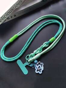1 件双星吊饰链编织腕带/挂绳，长款斜挎手机挂绳，带手机支架，高端时尚男女通用户外便携肩带 - 彩色 - 查看 12