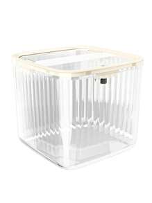 1 pieza Caja de almacenamiento de accesorios para el cabello de lujo y de moda para niñas, organizador de acrílico transparente para pinzas para el cabello, lazos para el cabello y diademas, joyero, estuche, soporte para brochas de maquillaje, soporte para brochas, organizador de perfumes, bolsa de almacenamiento, regalos para mujeres, regalos de Navidad, ideas de regalos para mujeres, decoración de habitación - Multicolor - Ver 16