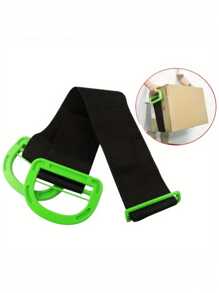 2pcs Portable Cargo Binding Straps, Multi-Function Moving Rope Carrying Straps, Single Person Lifting & Moving Heavy Goods Straps - One Piece - View 4