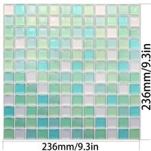 10pcs/Set 9.3"X9.3" Peel And Stick Backsplash Tiles, Waterproof And Oil-Proof, Easy-To-Clean, Effortless Style Upgrade, Peel-And-Stick Wall Tiles For Bathroom, Kitchen, Kids Room, Home Decor