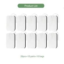 10/20/50Pcs Electrode Pads EMS Massage Patch TENS Unit 5x9cm Body Massager Stickers 2mm Connector Pad - Multicolor - View 8