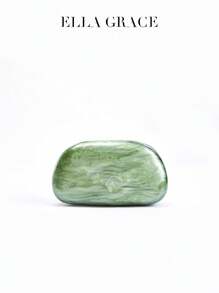 Bolsa de Acrílico Verde - Ideal para o Dia dos Namorados, Confortável e Elegante, Bolsa da Moda, Opção de Presente Personalizado, Acessório 2025, Estilo Chique para Todas as Ocasiões, Sensação de Luxo a Preço Acessível