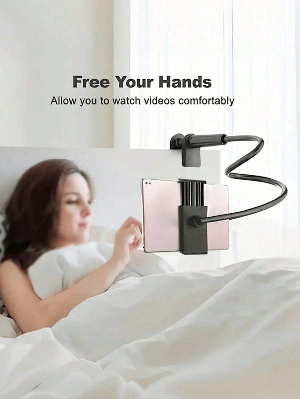 1 pieza Soporte de escritorio giratorio 360°, soporte para teléfono, soporte para teléfono con base en espiral, adecuado para todos los teléfonos y tabletas, es un buen asistente para aprender, transmitir en vivo y ver contenido, liberando las manos