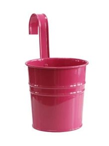 Macetas colgantes desmontables de hierro - Macetas de plantas de colores de caramelo para suculentas, decoración de interior, exterior y balcón