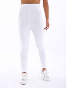 3 paquetes de Leggings casuales negros de moda para mujeres, pantalones ajustados blancos para fitness, deportes y con alto nivel de estiramiento, pantalones de tela suave y cómoda con cepillado para exteriores, senderismo, playa, caminata, Pantalones de yoga para sentadillas, Capri Caqui