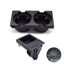 Center Console Cup Holder And Coin Storage Tray For BMW E46 323 325 51168217953 - Black - View 3