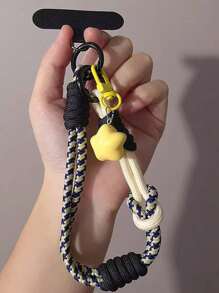 Dây đeo điện thoại đeo tay ngắn có nhẫn đeo tay, dây đeo đa chức năng, dành cho nam và nữ khi đi du lịch ngoài trời, móc chìa khóa quà tặng cho mẹ, gia đình, bạn bè, sinh nhật, ngày lễ, mặt dây điện thoại, dây đeo điện thoại - Nhiều màu - Xem 5