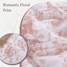 7PC Botanika Floral Comforter Set - hoa hồng - Xem 6