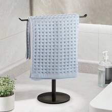 Towel Rack T-Shaped Towel Rack For Bathroom, Headband Storage Rack & Bathroom Towel Rack, Kitchen Towel Rack Silver Hand Towel Rack