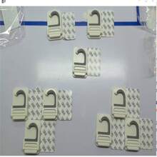 1/3 piezas Percha de pared para escoba, blanca, soporte para trapeador, ahorro de espacio, autoadhesiva, organizadora