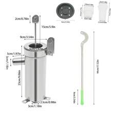 YUNRUX Hand Pump, Hand Pump, Groundwater Hand Pump, Water Pump, Garden Pump - Silver - View 7