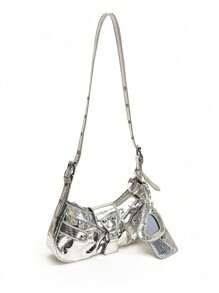 Dedoo 2024年秋冬新款女包时尚包铆钉机车包三件套单肩斜挎包。