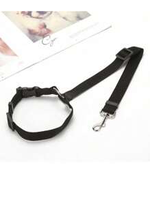 1pc Adjustable Retractable Shock-Absorbing Pet Car Safety Leash, Suitable For Small/Medium/Large Dogs