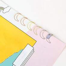 21 个金属月亮形回形针套装（金色、银色、玫瑰金）| 21 个防滑办公回形针 + 派对/婚礼装饰创意书签 | 金属材质 Ins 风格文具礼品 | 创意文具办公用品学生礼物 | 剪贴簿 DIY 工艺材料、返校、学校用品 - 彩色 - 查看 8