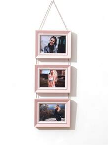 1 件创意壁挂连接装饰相框带绳，5 英寸 4 片组合，适用于卧室、客厅、走廊 - 彩色 - 查看 17