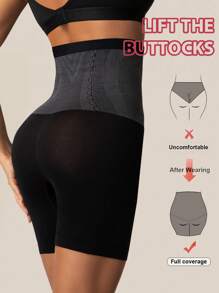 High Waist Tummy Control Panties Seamless Shaping Panties Waist Trainer Body Shaper Shorts Bottoms Slimming Sheath Woman Flat Belly Hip Butt Lifter Briefs Panty Women Underwear Shapewear