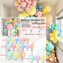 Kit de 128/152/129 piezas de guirnalda de globos para decorar arcos, decoración para cumpleaños, temas de Pascua, festivales, celebraciones, bautizos, primavera, verano y bodas