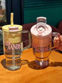 1 件大容量便携式清新夏季水杯带茶滤