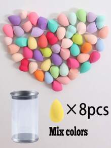 Super Soft Makeup Sponges, Multi-Color, Damp Or Dry Use, Finely Textured, Non-Absorbing Cosmetic Makeup Sponge