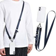 Adjustable Phone Lanyard Strap, Suitable For All Smartphone Models, Thick 0.8 Inch (2cm) Wide, Multifunctional Nylon Shoulder Strap, , For Hiking, Crossbody Bag