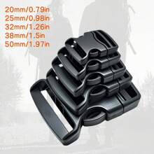 10 Pcs/Pack 20-50mm Webbing Detach Buckle For Outdoor Sports Backpaks Students Bags Luggage Travel Accessories - Multicolor - View 2