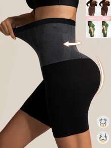 High Waist Tummy Control Panties Seamless Shaping Panties Waist Trainer Body Shaper Shorts Bottoms Slimming Sheath Woman Flat Belly Hip Butt Lifter Briefs Panty Women Underwear Shapewear