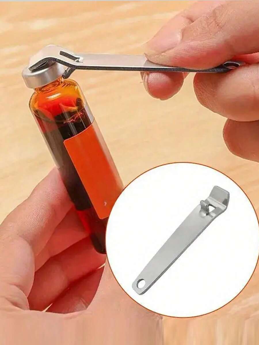 1/2PCS Portable Stainless Steel Opener,Lightweight Nurse Ampoule Bottle Opener Aid - Oral Liquid Vial Nurse Doctor Tool - Ampule Bottle Can Opener Kitchen Accessories- Medication Vial Breaker Tool For And Efficient Opening