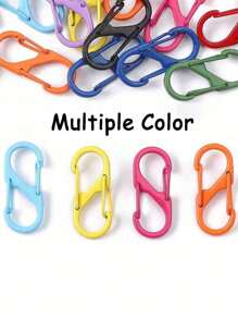 1/5/10pcs Mixed Color Backpack Zipper Lock Set For Men And Women Easy-Pull Buckle Anti-Theft Zipper Clip - Keep The Zipper Closed - Backpack Alloy Buckle With Two Spring Buckles For Luggage Suitcase Handbags Keys Purse DIY Accessories Travel Essentials Multi-Functional S Buckle Metal Buckle Hook For Travel Camping Outdoor Beach Summer Vacation Back To School