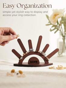 1 szt. Niestandardowa tacka na palmę oka, luksusowa biżuteria bransoletka kolczyki naszyjnik pierścień zegarek, tacka na biżuterię, przechowywanie kluczy w domu salon biuro, idealny prezent