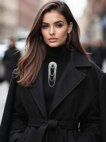 1pc Heat-Fixed Rhinestone Appliques For Bridal Gown, Dresses, Suits - Rhinestone Sewing-On Decorations - 1 Item - View 4