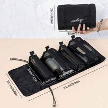 Multi-Functional 4-In-1 Makeup Organizer & Travel Toiletry Bag - Detachable And Hanging Design Travel Essentials Travel Accessories Travel Must Haves - Multicolor - View 12